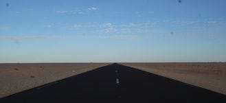 The Sahara Desert.